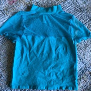 Dolls kill cropped turtle neck tee